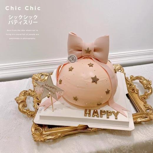 圆形蝴蝶结蛋糕 | 昔果 商品图0