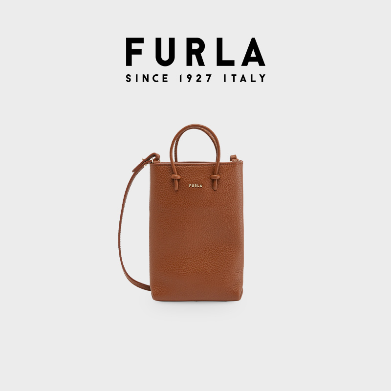 FURLA芙拉ESSENTIAL 女式迷你长款斜挎包手机包