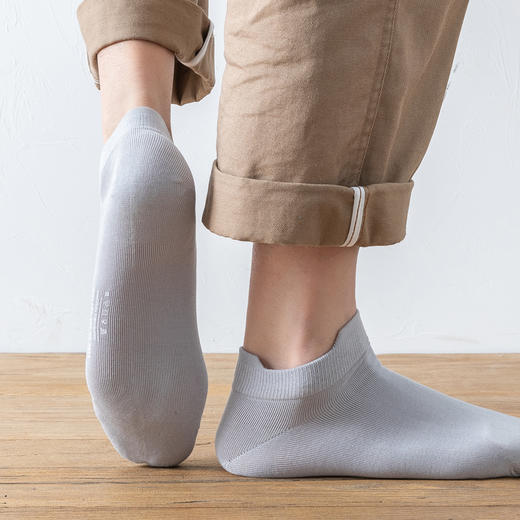 【精梳棉新疆棉】2022新款袜子男士纯棉短袜春秋船袜防臭吸汗中筒袜夏季 商品图4