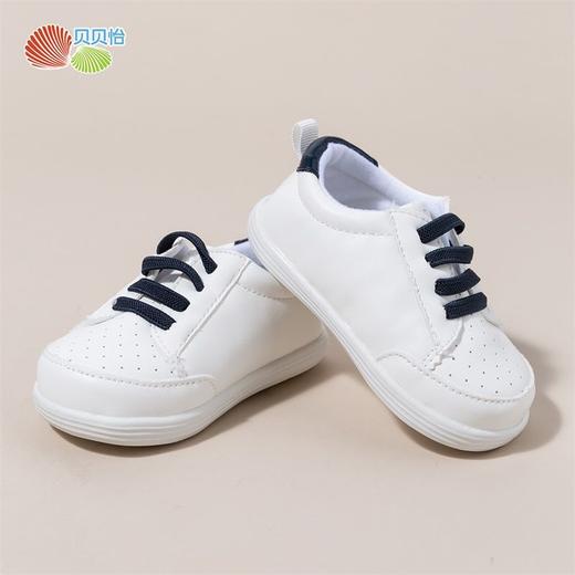 贝贝怡童鞋学步鞋男宝宝春秋款小白鞋防滑1-4岁童鞋女宝宝机能鞋 商品图3