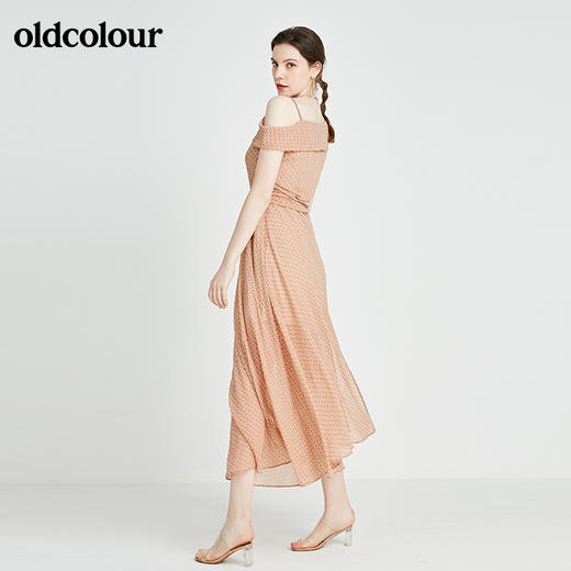 oldcolour秋季商场同款时尚修身无袖连衣裙N23104347 商品图3