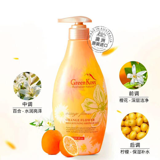 澳洲绿色溪谷网红香水香氛沐浴露女持久留香女士保湿滋润补水进口 商品图2