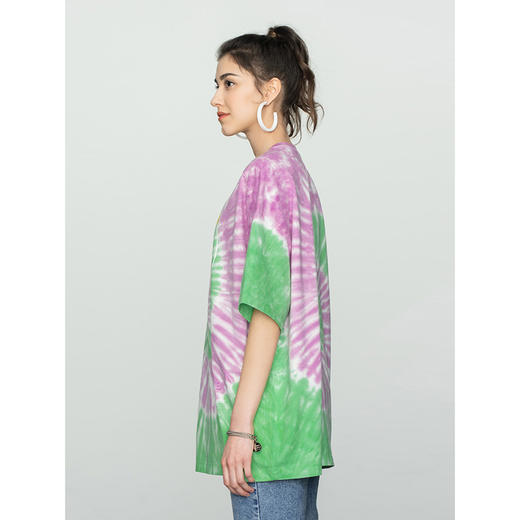 【Smiley®联名】Lee22春夏新品Oversize扎染女短袖T恤LWT002472 商品图3