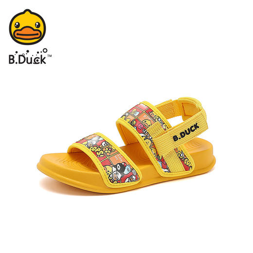 B.Duck小黄鸭童鞋夏季儿童凉鞋26-32 B2385023 商品图9
