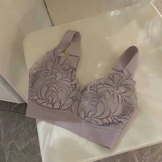 【超薄无钢圈性感文胸】防下垂聚拢上托舒适学生胸罩 商品图3