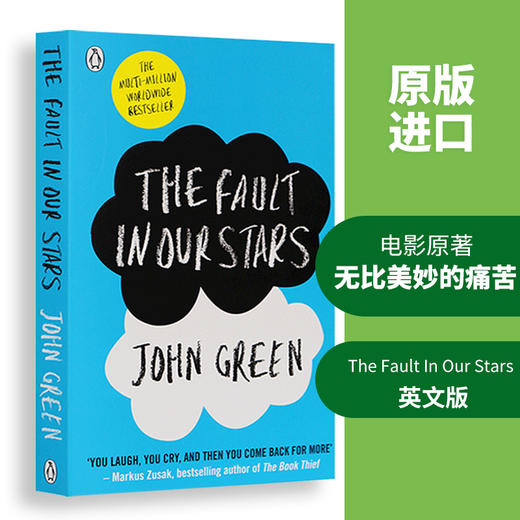 The Fault In Our Stars 无比美妙的痛苦 星运里的错 英文原版小说电影英语原著青春爱情小说进书籍 商品图2