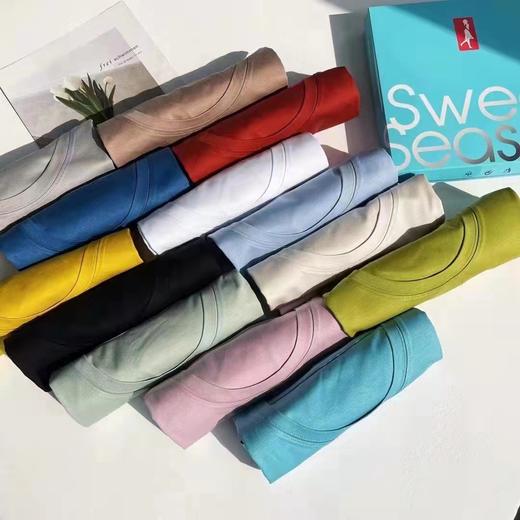 【118元2件，下单拍2！】V领!!丝光棉T恤女短袖宽松2022夏季新款半袖上衣潮SZ2643 商品图4