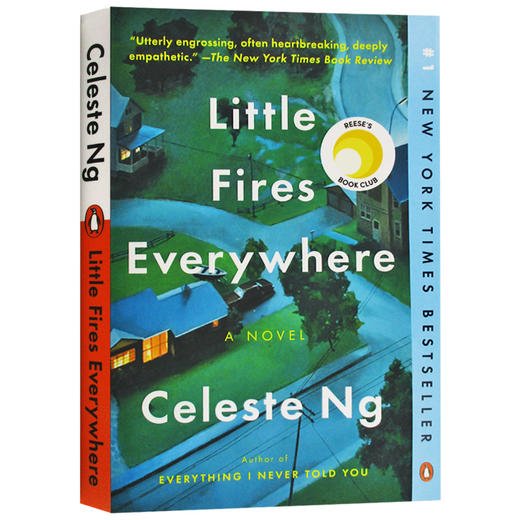 遍地小火苗 小小小小的火 英文原版小说 Little Fires Everywhere 英文版 无声告白作者伍绮诗新作 进口原版英语书 商品图0