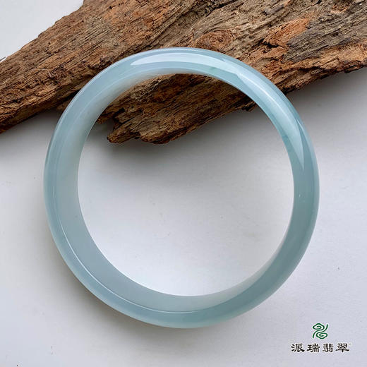 派瑞翡翠 翡翠手镯 糯冰种 绿色 商品图2