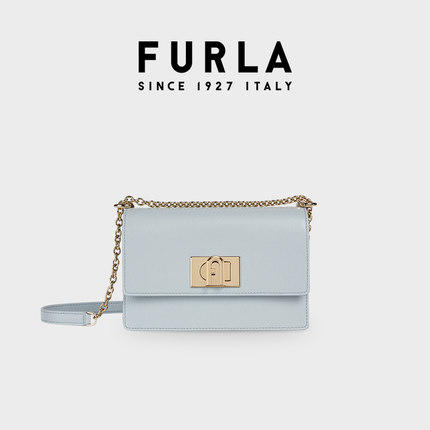 FURLA芙拉1927热卖皮革女士迷你通勤纯色斜挎包单肩链条包 商品图1