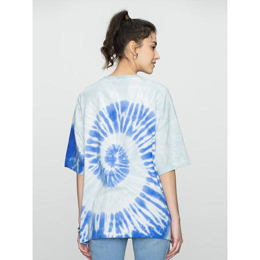 【Smiley®联名】Lee22春夏新品Oversize扎染女短袖T恤LWT002472 商品图2