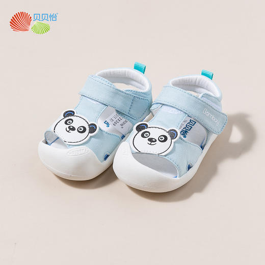贝贝怡宝宝学步鞋夏儿童包头防滑防水软底中小孩男女童婴幼儿凉鞋 商品图7