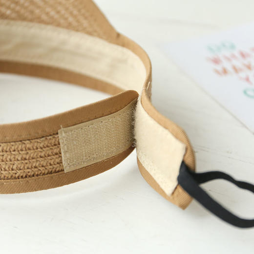 婴儿帽子夏天薄款防晒空顶草帽遮阳帽宝宝卡通大眼超萌太阳帽凉帽国庆出游 商品图8