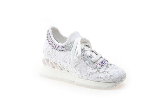 豪麟名鞋奥莱Le Silla 女鞋时尚休闲鞋织物LE6806X白色 商品图0