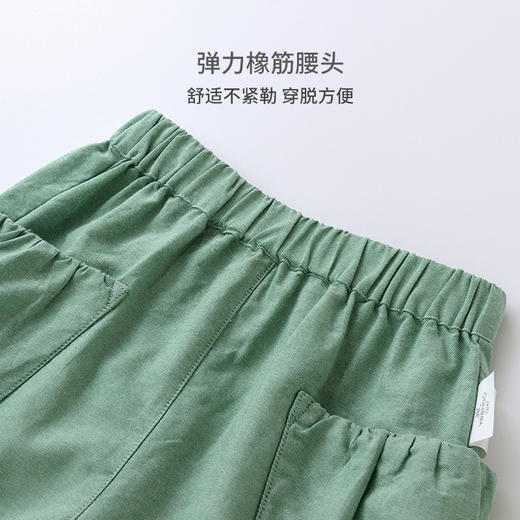 英氏童装儿童短裤男童纯棉裤子22新款宝宝休闲工装裤YRKEJ22316A 商品图1