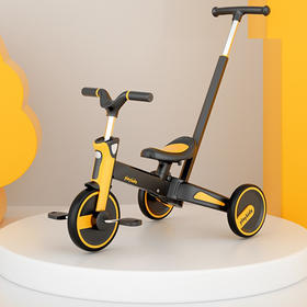 playkids普洛可S02  儿童折叠推杆三轮车BB平衡车脚踏车宝宝多功能4合1