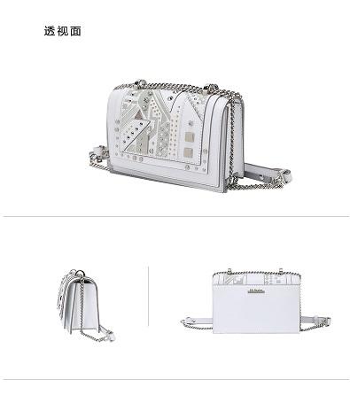 【直发】KH Design明治女包时尚个性潮流品牌女包铆钉斜挎包腋下包ins单肩 商品图0