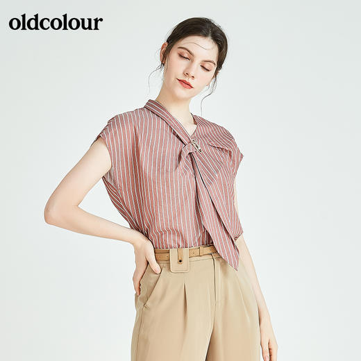 oldcolour欧珂秋季商场同款百搭无袖套头衫N23014354 商品图4