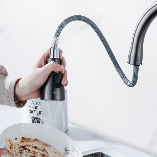 SQ：7087美人鱼抽拉枪灰 商品图2