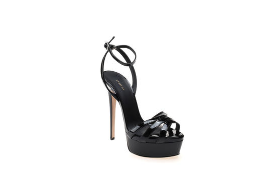 豪麟名鞋奥莱Le Silla 女鞋凉鞋牛移膜革LE5715L黑色  原价8600元 商品图0