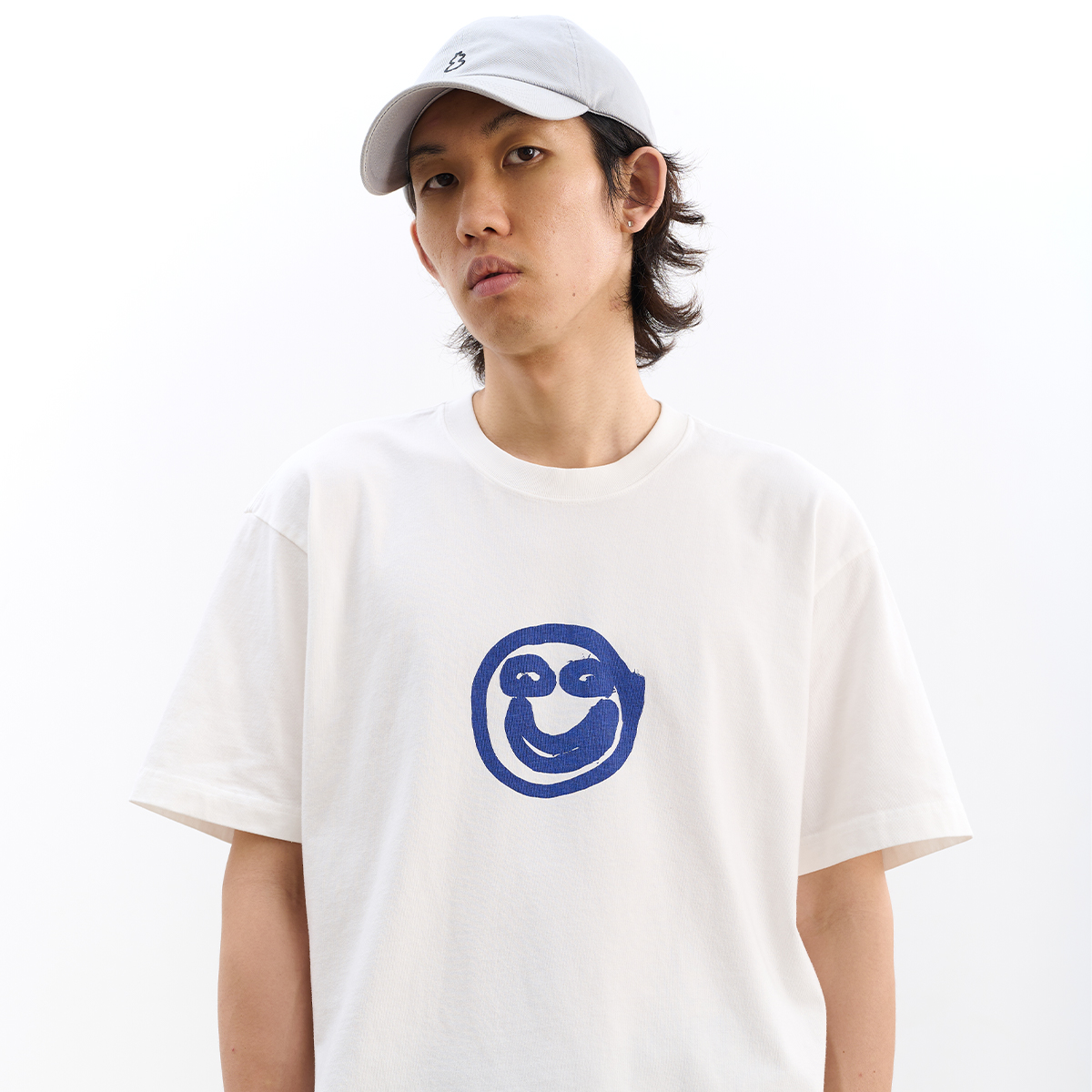 吃茶去chichaqu全棉T恤笑脸 不笑不足以为道