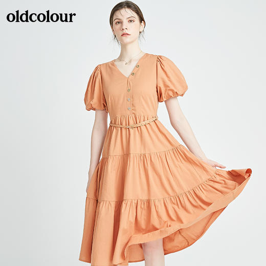 oldcolour秋季商场同款气质连衣裙N23101108 商品图3