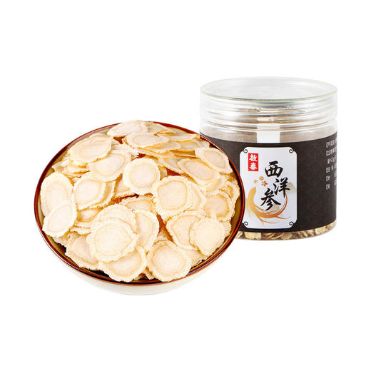 香港启泰 切片250克 参茶花期花旗参含片泡水用人参皂苷可磨粉礼品 商品图0