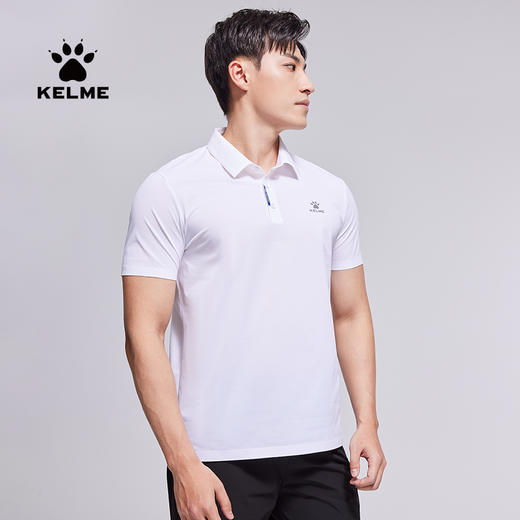 卡尔美官方旗舰店短袖男新款夏季纯色T恤休闲翻领POLO衫 商品图0