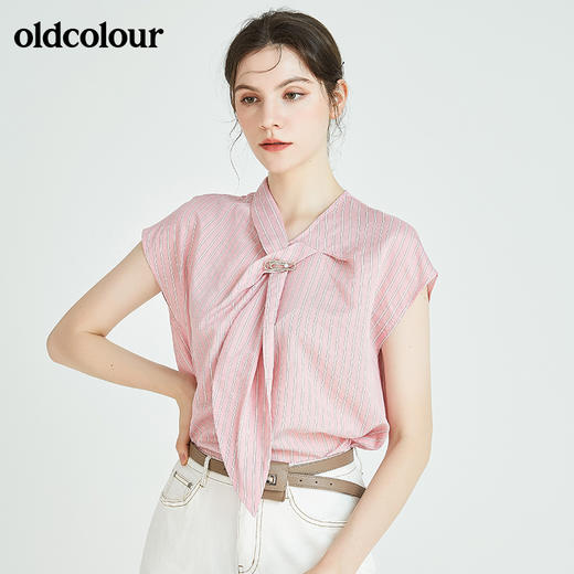 oldcolour欧珂秋季商场同款百搭无袖套头衫N23014354 商品图0