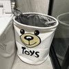 可爱卡通脏衣服收纳筐家用布艺双层脏衣篮可折叠浴室洗衣袋脏衣篓国庆出游 商品缩略图4