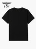 BOYLONDON短袖男女同款22春夏新品LOGO基础款黑色休闲T恤B221N01045 商品缩略图1