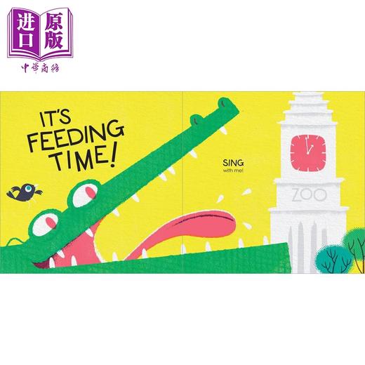 【中商原版】Croc o'Clock 鳄鱼钟 英文原版 进口原版  快乐牦牛绘本 4岁到7岁 儿童故事图画书 Ben Sanders 商品图2
