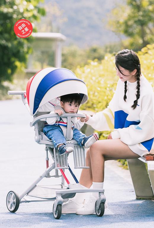 普洛可X5遛娃神器可坐可躺婴儿宝宝推车超轻便双向高景观折叠溜娃 商品图1