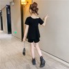 黛唯梵 女童套装夏装2022年夏季新款洋气时髦吊带连衣裙儿童短袖两件套潮国庆出游 商品缩略图5
