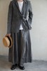 elsa esturgie 宽腿皱褶休闲长裤裙裤（毛边裤腿） 商品缩略图9