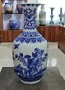 柴窑青花安居乐业花鸟瓶 商品缩略图0