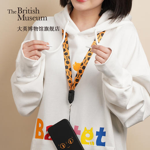 大英博物馆盖亚安德森猫巴斯特潮牌系列尺子挂脖数据线iphone接口 商品图0