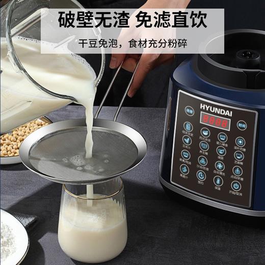 HYUDANI韩国现代破壁机 家用多功能加热破壁料理机果汁机早餐机辅食机绞肉馅机榨汁机智能豆浆机 商品图1