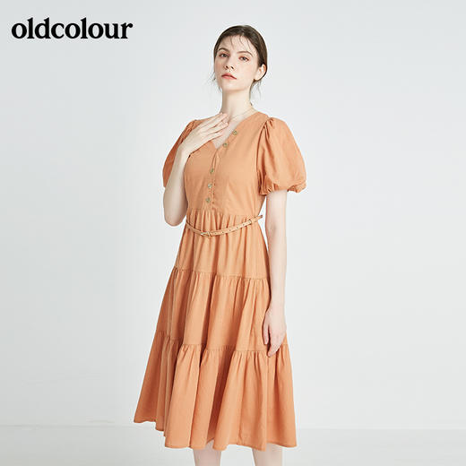 oldcolour秋季商场同款气质连衣裙N23101108 商品图4