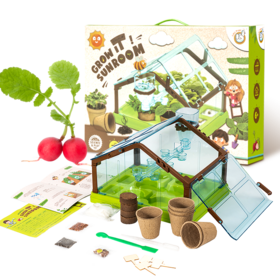 CALLPLAY科答鸭阳光种植房盆栽科学实验生长观察窗  XHR