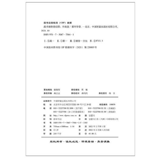 战术销售路径图（升级版） 商品图2