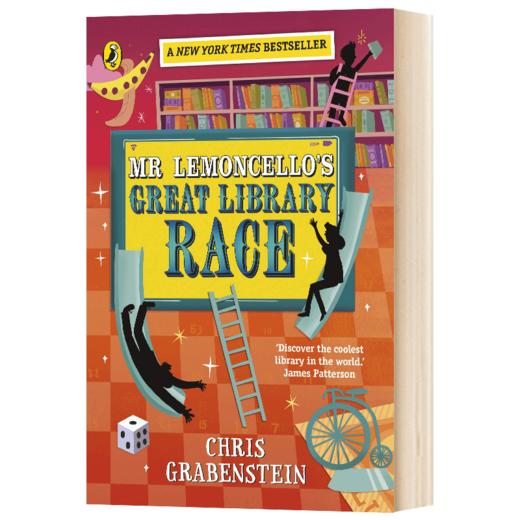 神奇图书馆系列3 英文原版 Mr Lemoncello's Great Library Race 国际大奖小说 青少年英语课外阅读 英文版进口原版书籍 商品图1