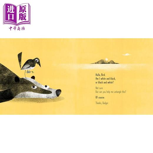 【中商原版】Blue Badger 深蓝色獾 英文原版 进口原版 4岁到6岁 儿童图画书 快乐牦牛出版 Ben Sanders  商品图2