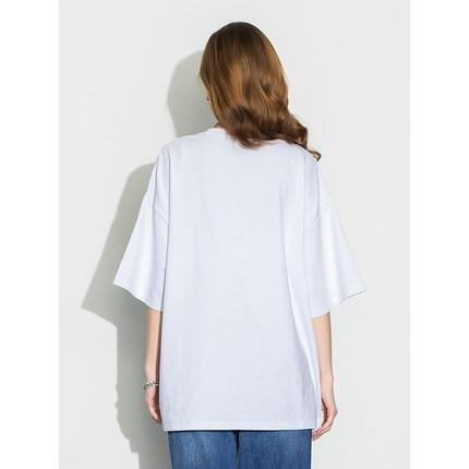 Lee商场同款22春夏新品101+舒适版多色印花女短袖T恤LWT0024974DR 商品图1