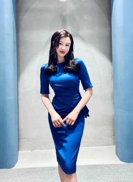 J6280906B颈袖添香女装时尚气质OL礼服裙修身名媛御姐风连衣裙 商品图1