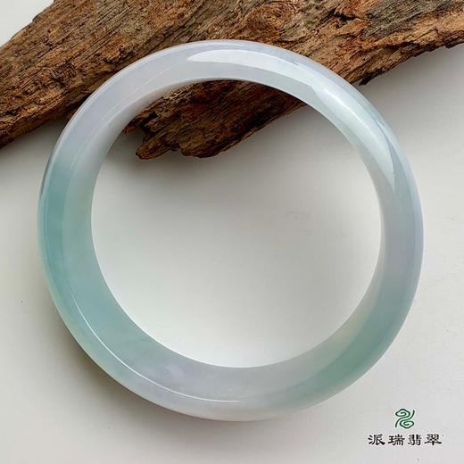 派瑞翡翠 翡翠手镯 糯冰种 春彩 商品图2