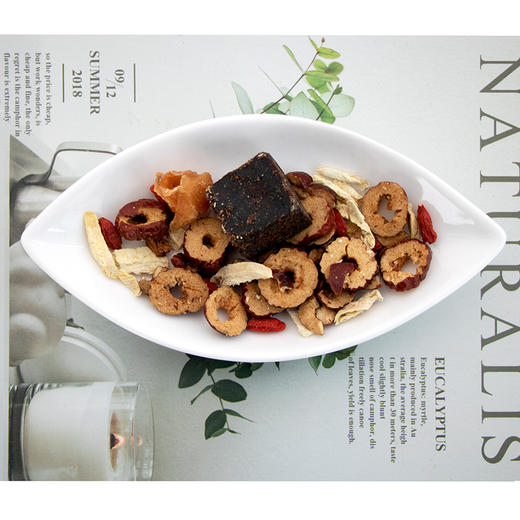 香港启泰 红糖黑糖姜茶月经大姨妈姜枣茶黑糖姜母茶男女红枣桂圆枸杞姜糖茶 商品图2