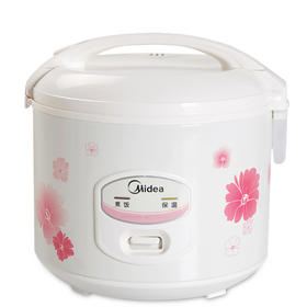 美的（Midea）电饭煲 4L机械式家用电饭锅 简单易用 合金内胆防刮耐磨 MB-YJ408J