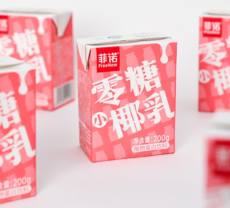 菲诺厚椰乳迷你零糖小椰乳200ml*12盒 早餐椰奶生椰拿铁原料