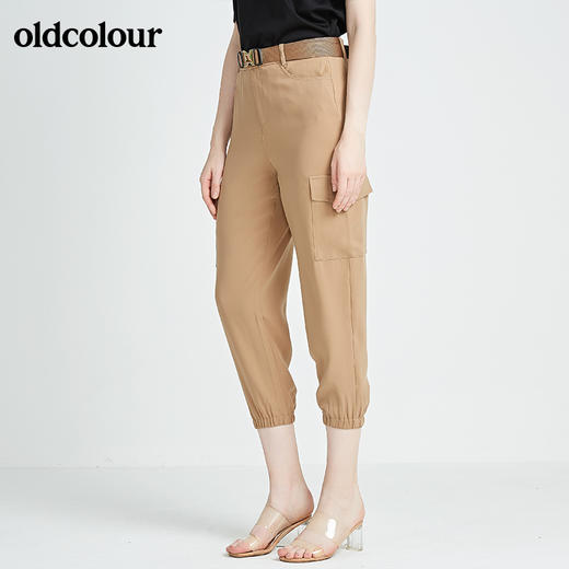 oldcolour秋季商场同款休闲萝卜裤长裤女N22073219 商品图1
